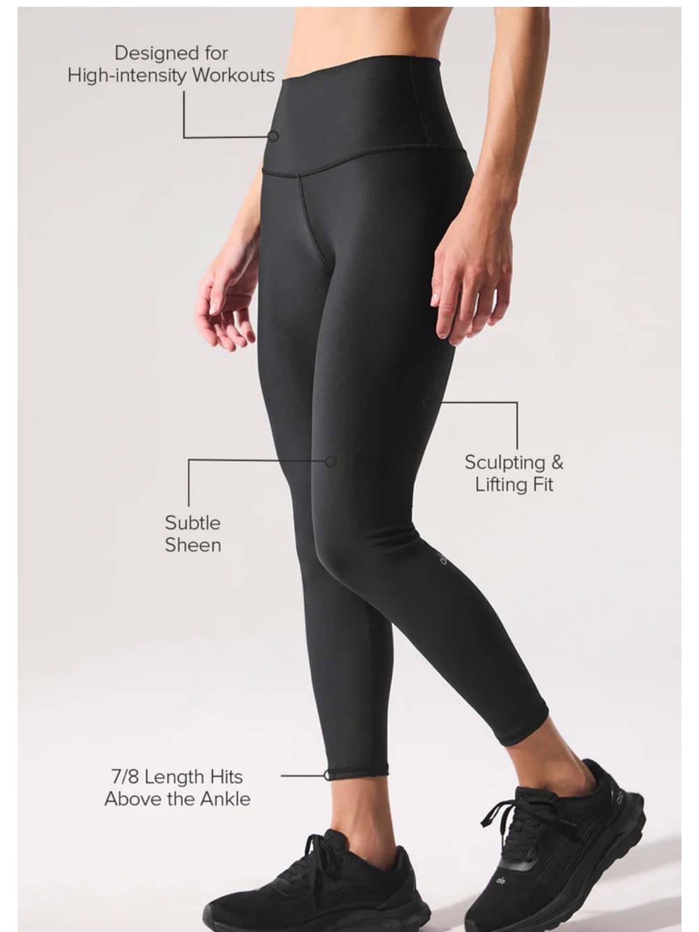 Alo 7/8 High-Waist Airlift Legging - Picture 4 of 4